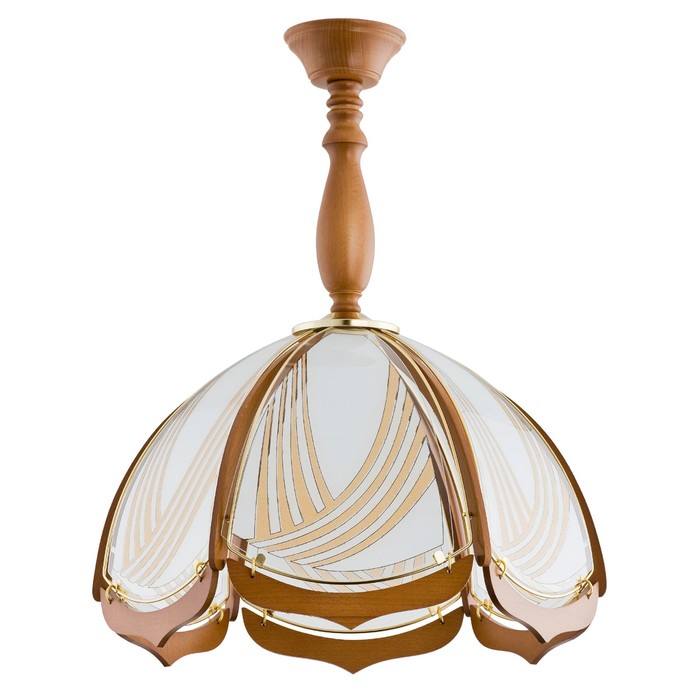 Светильник TAJGA 1x60Вт E27 золото дуб 45x45x57см