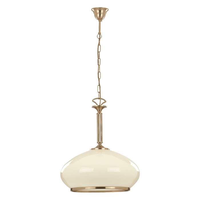 Люстра подвес ASTORIA 1x60Вт E27 античное золото 40x40x92см