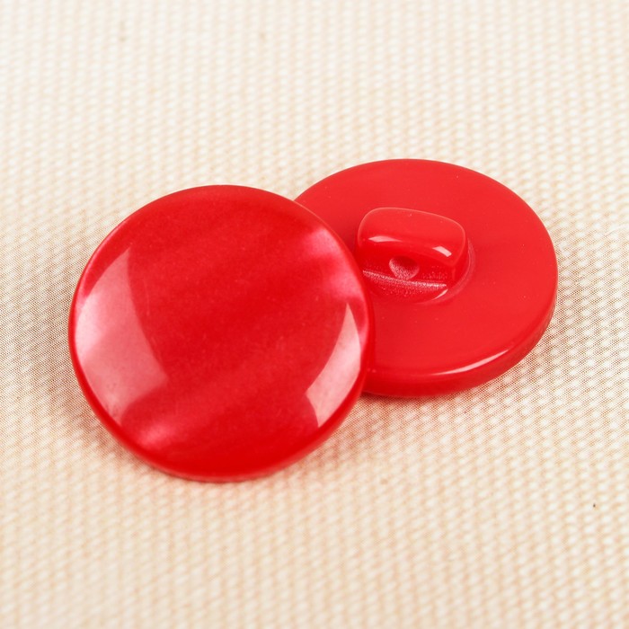 Пуговица декоративная, на ножке, 20мм, цвет розовый