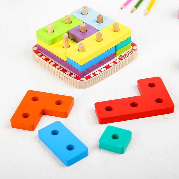 Сортер "Цветные плашки"