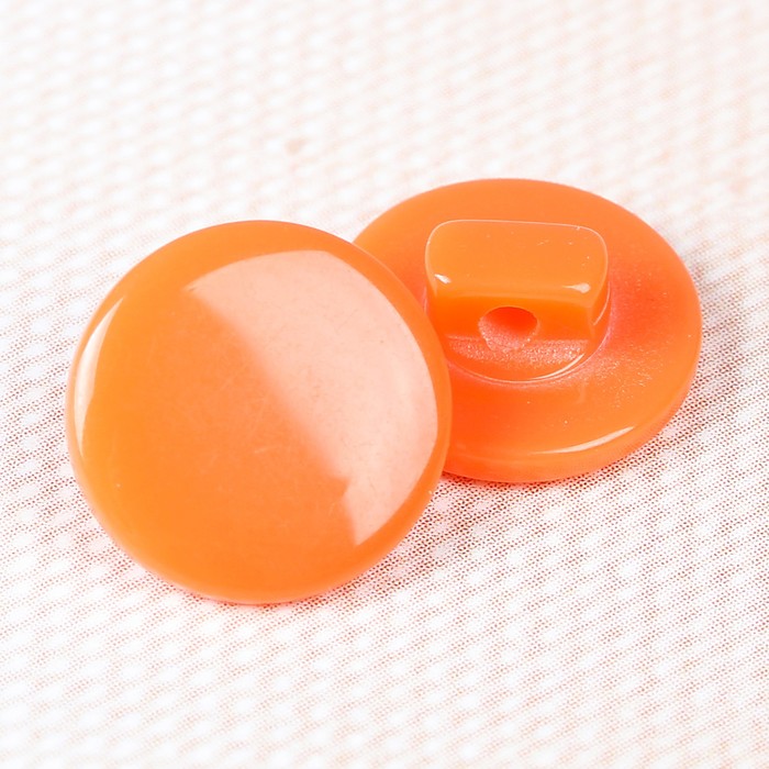 Пуговица костюмная, на ножке, 11мм, цвет оранжевый