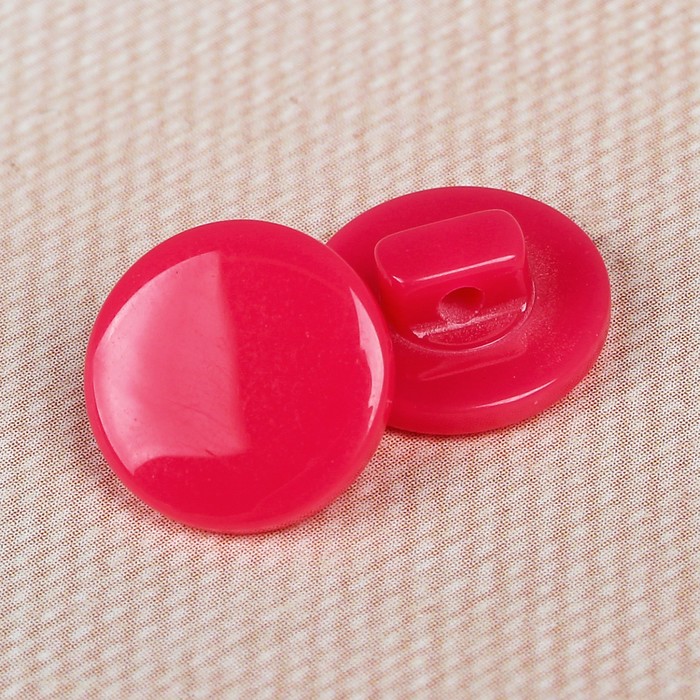 Пуговица костюмная, на ножке, 11мм, цвет розовый