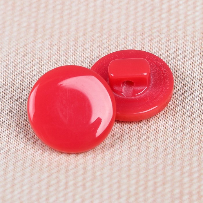 Пуговица костюмная, на ножке, 11мм, цвет коралловый