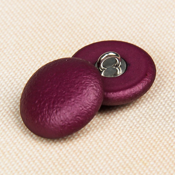 Пуговица декоративная, на ножке, 20мм, цвет винный