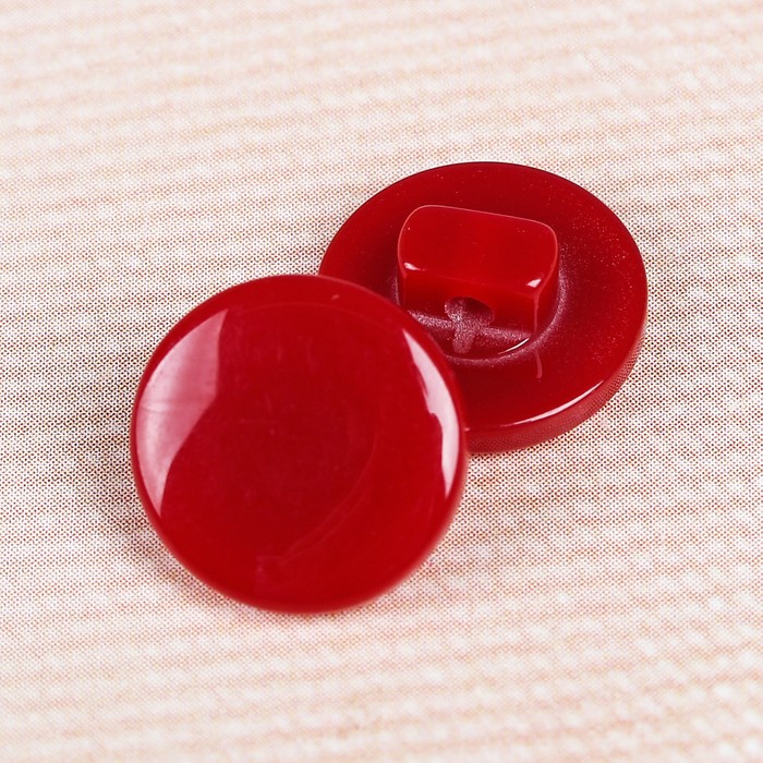 Пуговица костюмная, на ножке, 11мм, цвет винный