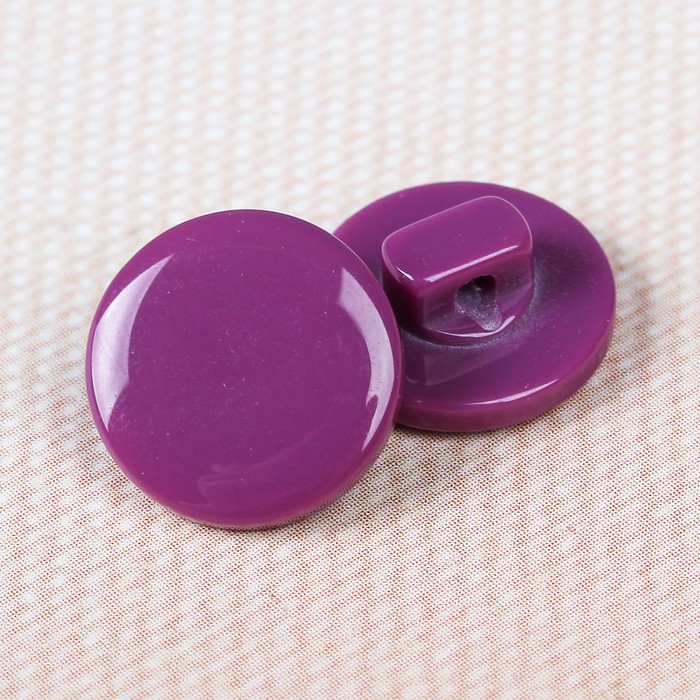 Пуговица костюмная, на ножке, 11мм, цвет фиолетовый