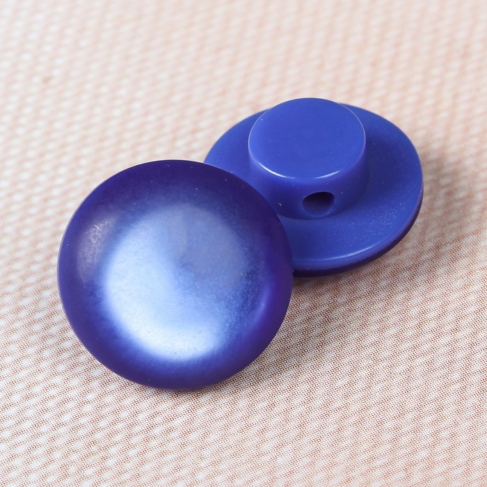 Пуговица костюмная, на ножке, 14мм, цвет фиолетовый
