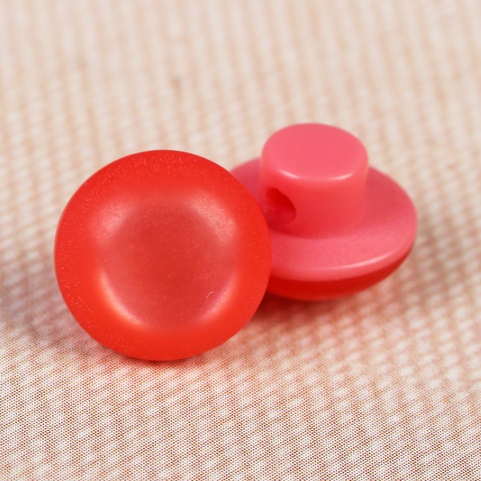 Пуговица костюмная, на ножке, 10мм, цвет красный