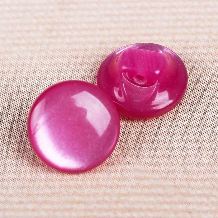 Пуговица декоративная, на ножке, 11мм, цвет фуксия