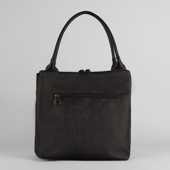 Сумка женская, отдел на молнии наружный карман, длинный ремень, цвет чёрный/ромбы