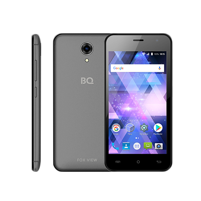 Смартфон BQ S-4585 Fox View Titanium Gray 2sim,4,5"IPS,8Gb,1Gb RAM,цвет серый титан
