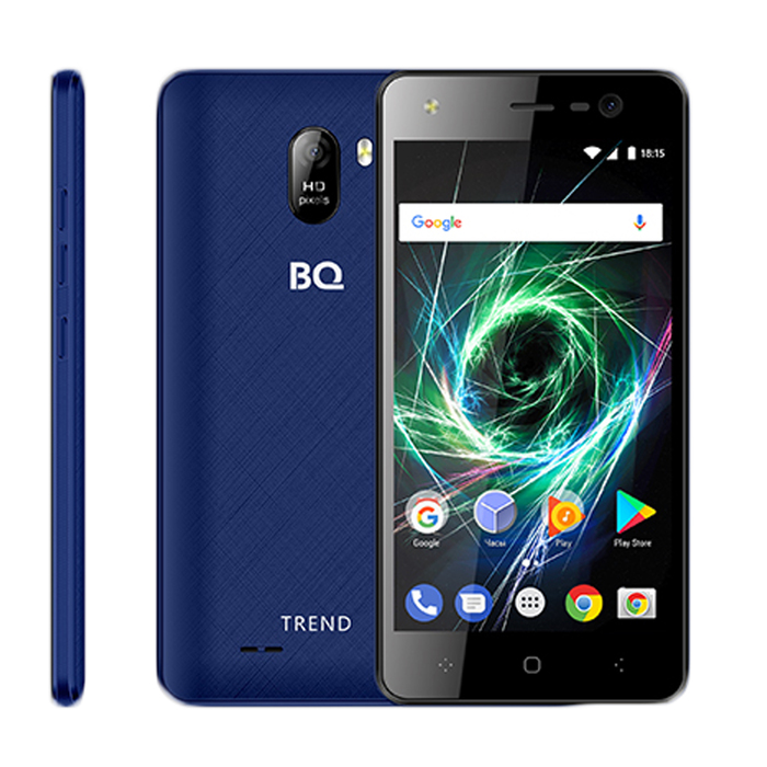 Смартфон BQ S-5009L Trend LTE Dark Blue 5" IPS,1Gb,8Gb RAM, цвет темно-синий