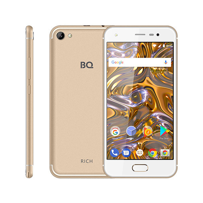 Смартфон BQ S-5012L Rich LTE Gold 5" IPS,1280*720,1Gb,8Gb RAM, цвет золотой