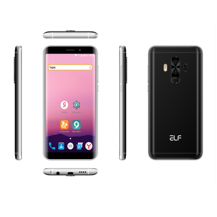 Смартфон ARK Elf S8 Black 18:9. 5,7" TN, 1280х720, 8Gb, 1GbRAM, 8Mp+2Mp, черный