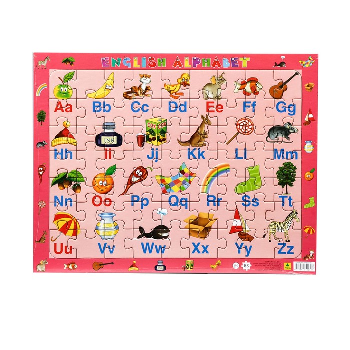 Пазл "Алфавит английский"