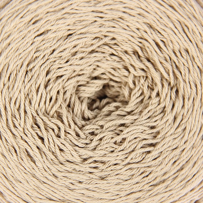 Нитки вязальные "Cotton 20/4" 250м/50гр 100%  хлопок (416 льняной)