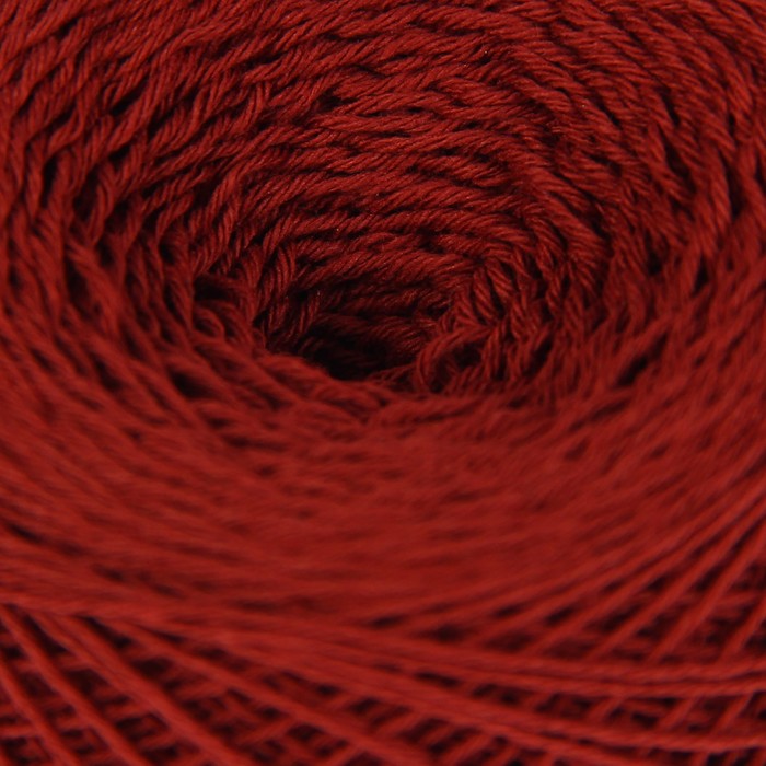 Нитки вязальные "Cotton 20/4" 250м/50гр 100%  хлопок (323 бордовый)