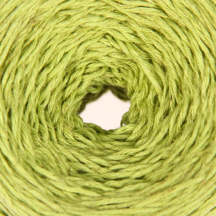 Нитки вязальные "Cotline 34,5/8" 216м/50гр 45% хлопок, 40% вискоза, 15% лён (409 олива)