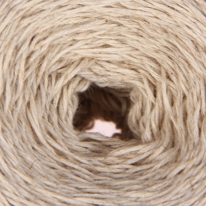 Нитки вязальные "Cotline 40/8" 216м/50гр 40% хлопок, 40% полиэфир, 20% лён (суровый)