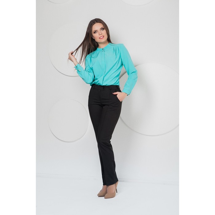 Блуза Б-139/4 женская, размер 46, цвет мятный