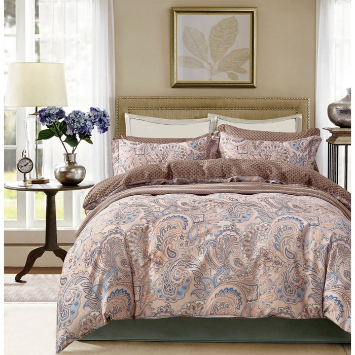 КПБ 2 сп., 220х245 см, 180х210 см, 70х70 см-2 шт., сатин TPIG2-605-70