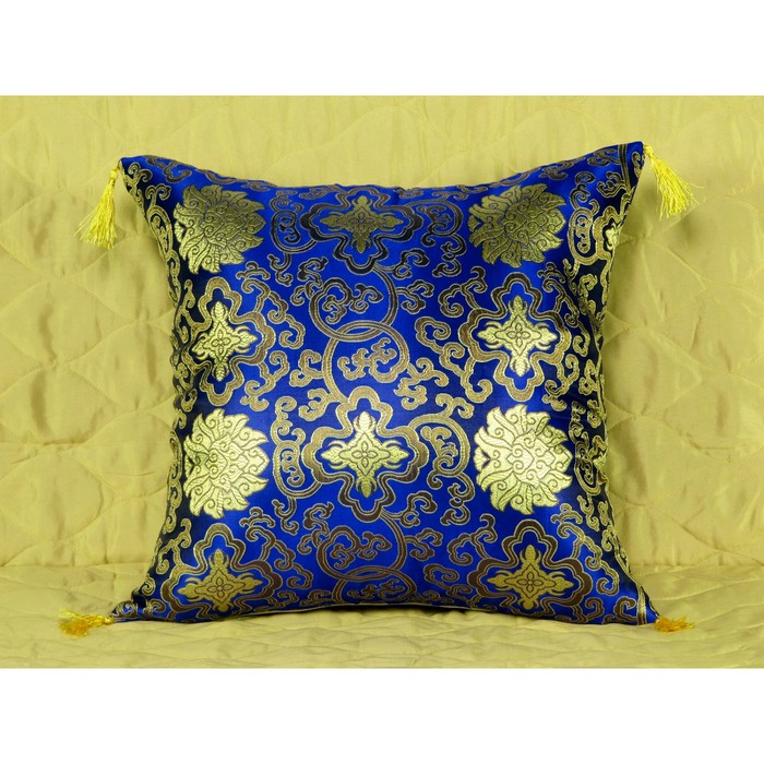 Наволочка декоративная, размер 45х45 см, жаккард 7008-09