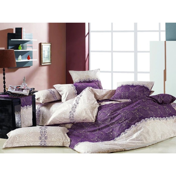 КПБ 2 сп., 220х245 см, 180х210 см, 50х70 см-2 шт., сатин TPIG2-639-50