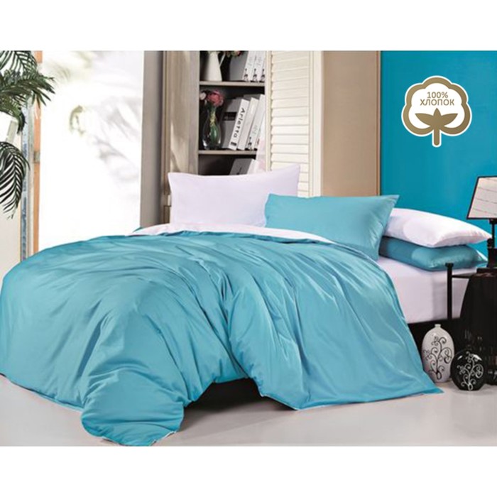 КПБ евро, 240х260 см, 200х220 см, 50х70 см-2 шт., сатин JT15