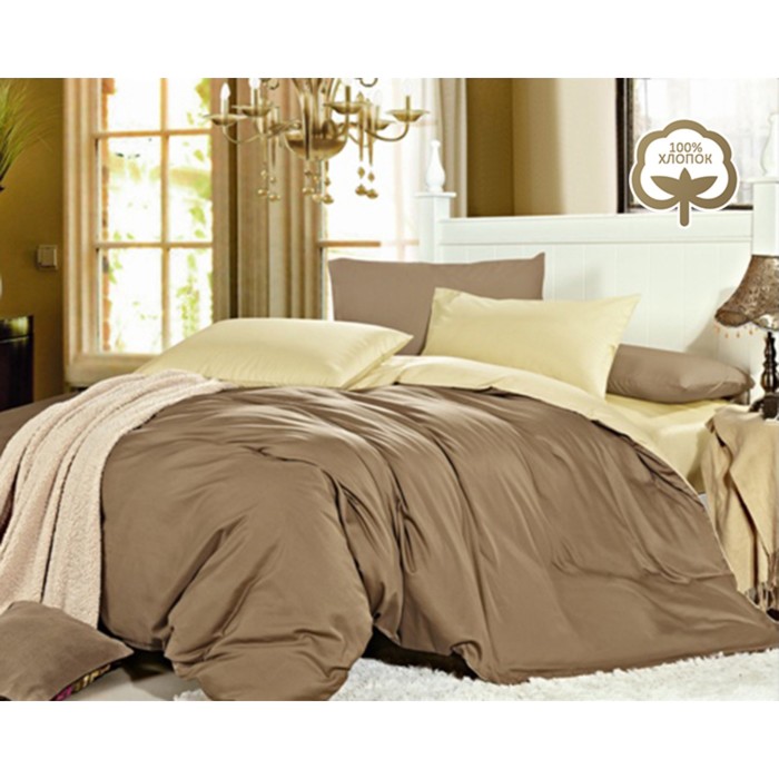 КПБ евро, 240х260 см, 200х220 см, 50х70 см-2 шт., сатин 1014-JT29