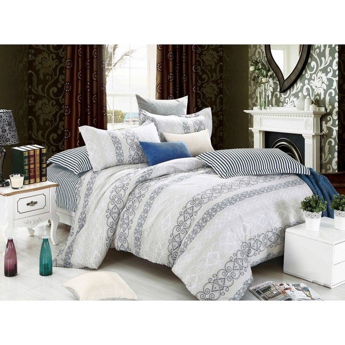 КПБ 1,5 сп., 180х230 см, 150х200 см, 50х70 см, 70х70 см по 1 шт., сатин TPIG4-981