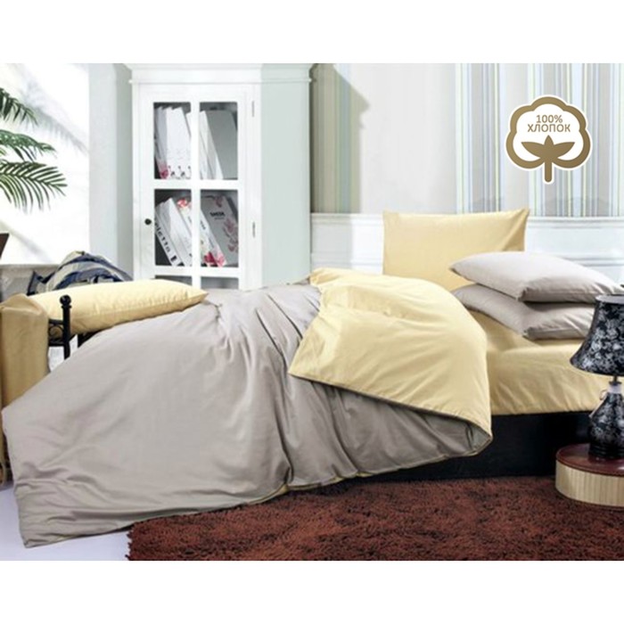 КПБ евро, 240х260 см, 200х220 см, 50х70 см-2 шт., сатин 1014-JT03