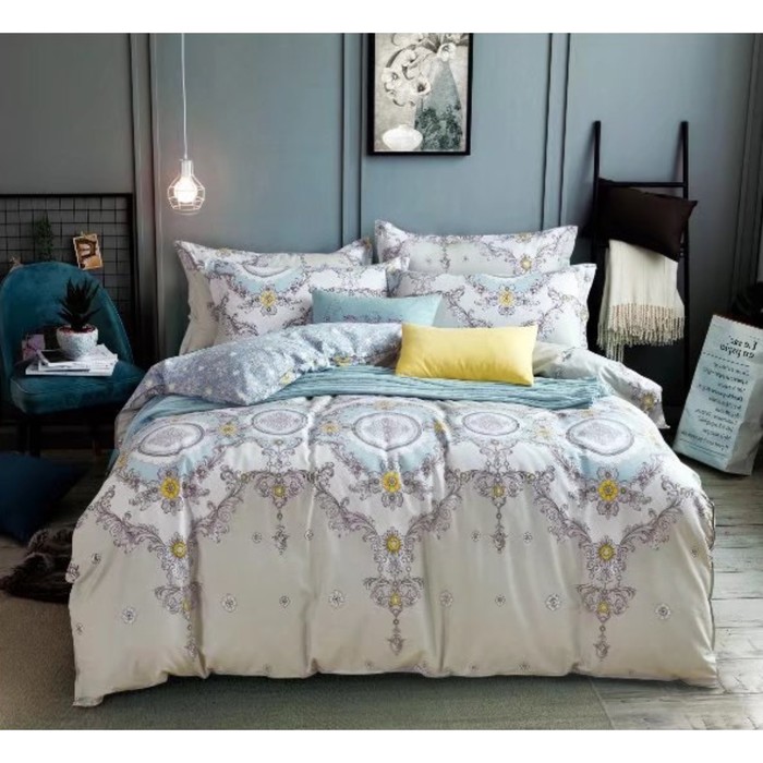 КПБ евро, 230х250 см, 200х220 см, 50х70 см, 70х70 см по 2 шт., сатин TPIG6-805