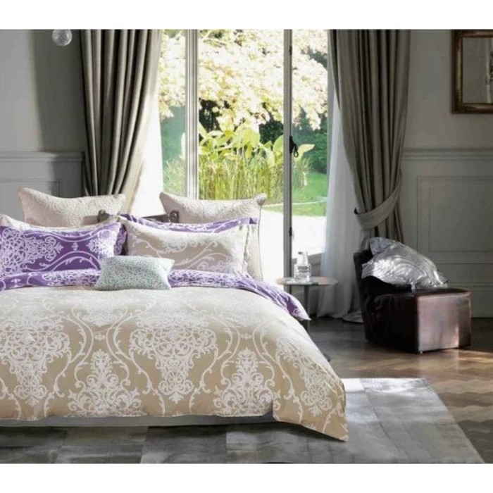 КПБ евро, 230х250 см, 200х220 см, 50х70 см, 70х70 см по 2 шт., сатин TPIG6-714