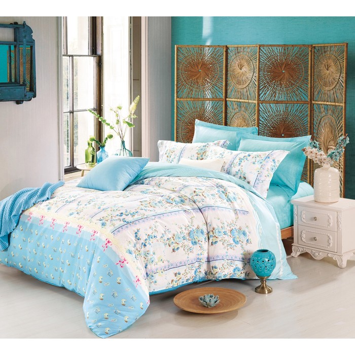 КПБ евро, 230х250 см, 200х220 см, 50х70 см, 70х70 см по 2 шт., сатин TPIG6-638