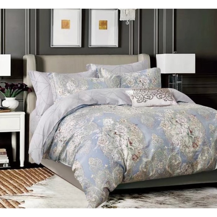 КПБ евро, 230х250 см, 200х220 см, 50х70 см, 70х70 см по 2 шт., сатин TPIG6-336