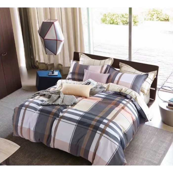 КПБ евро, 230х250 см, 200х220 см, 50х70 см, 70х70 см по 2 шт., сатин  TPIG6-807