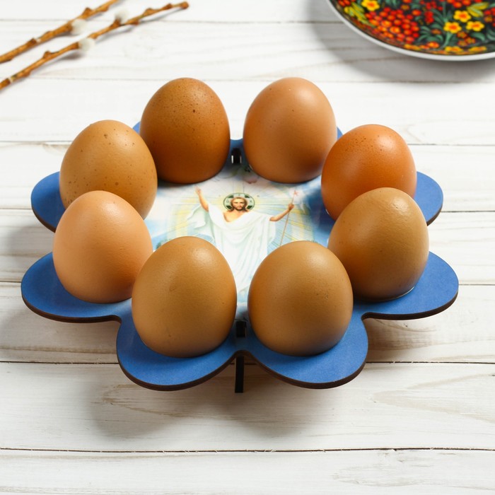 Подставка пасхальная на 8 яиц "Ангел"