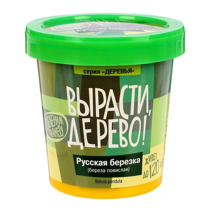 Набор для выращивания растений "Вырасти, Дерево! Русская березка"