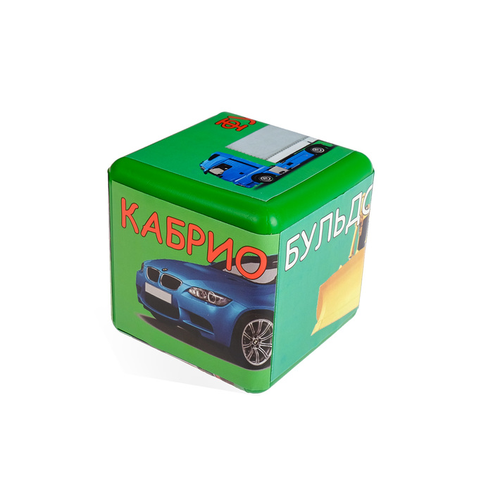 Кубики "Построй сам. Транспорт", 12 элементов