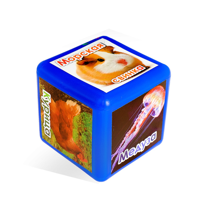 Кубики "Построй сам" с изображениями, 9 элементов