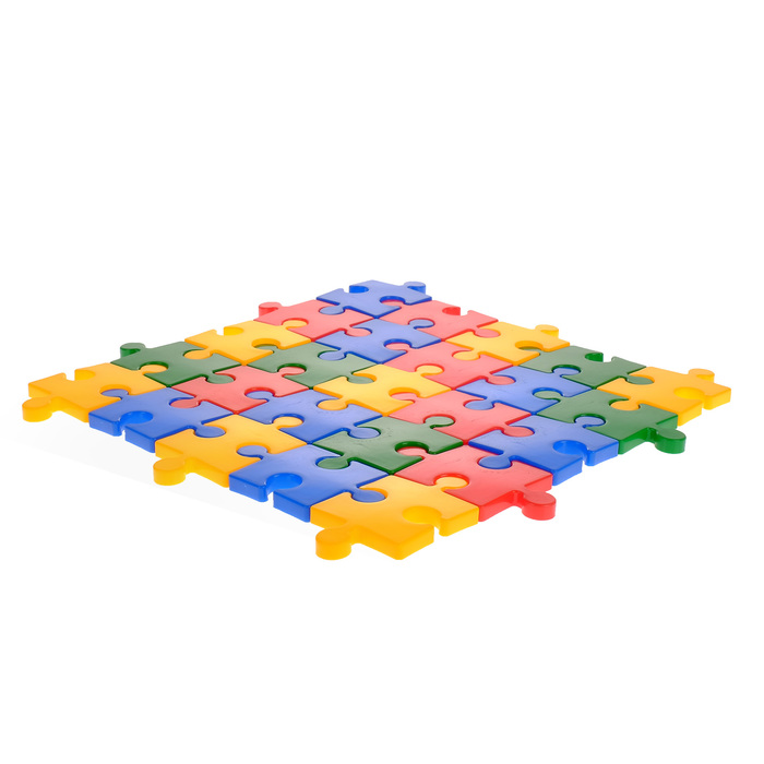 Пазлы-мозаика «Построй сам» напольная пластиковая, 25 элементов