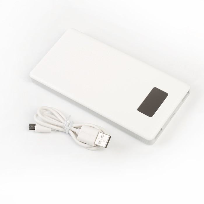 Аккумулятор внешний Pineng PN-963, полимерный, 10000мАч белый