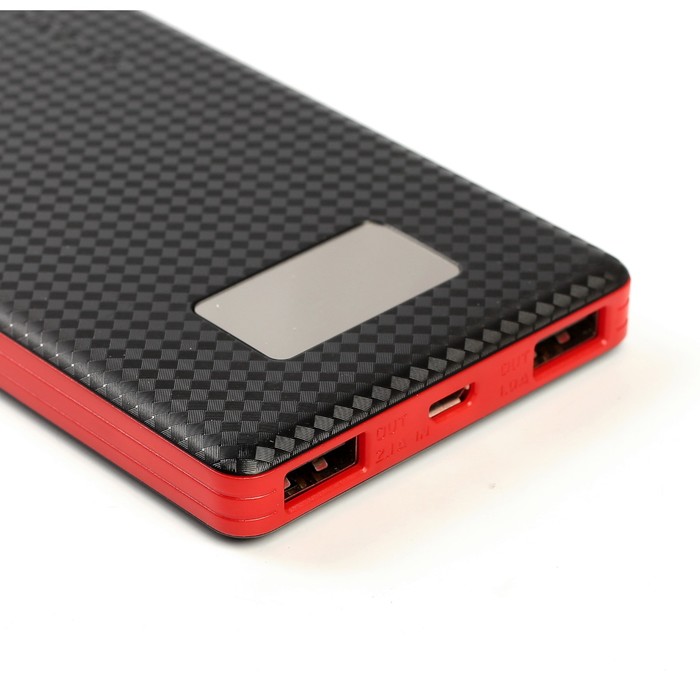 Аккумулятор внешний Pineng PN-960, полимерный, 6000мАч, черный