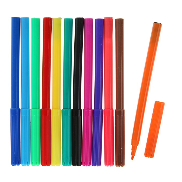 Фломастеры 12 цветов Mattel Barbie