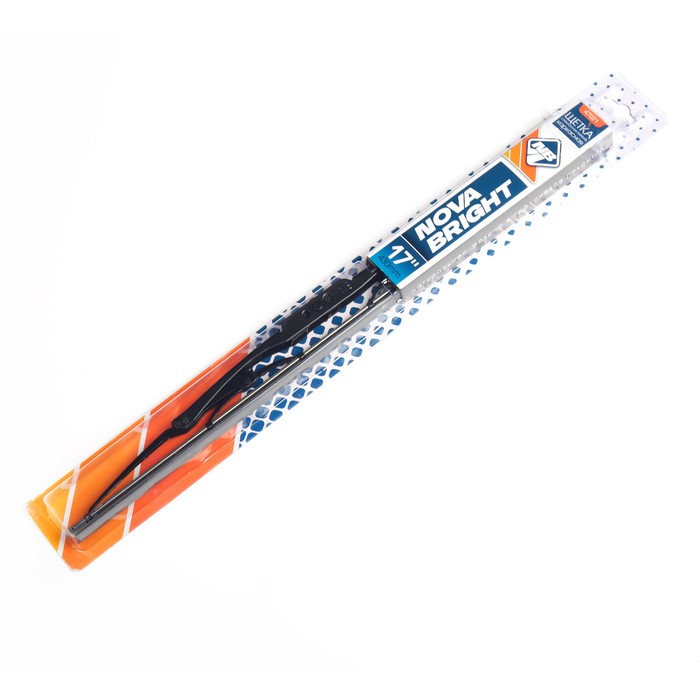 Щетка стеклоочистителя Nova Bright, каркасная, 430 мм/17*, тефлоновое покрытие