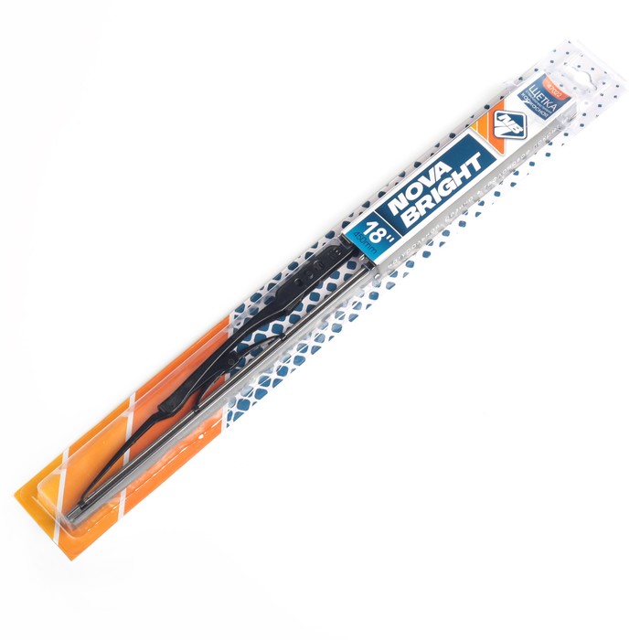 Щетка стеклоочистителя Nova Bright, каркасная, 450 мм/18*, тефлоновое покрытие