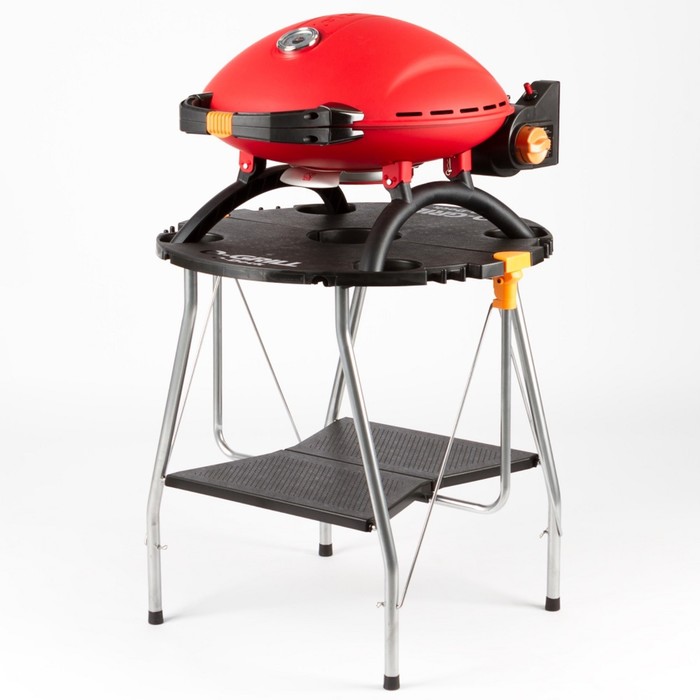 Газовый гриль O-GRILL 800T красный