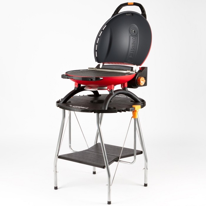 Газовый гриль O-GRILL 800T красный