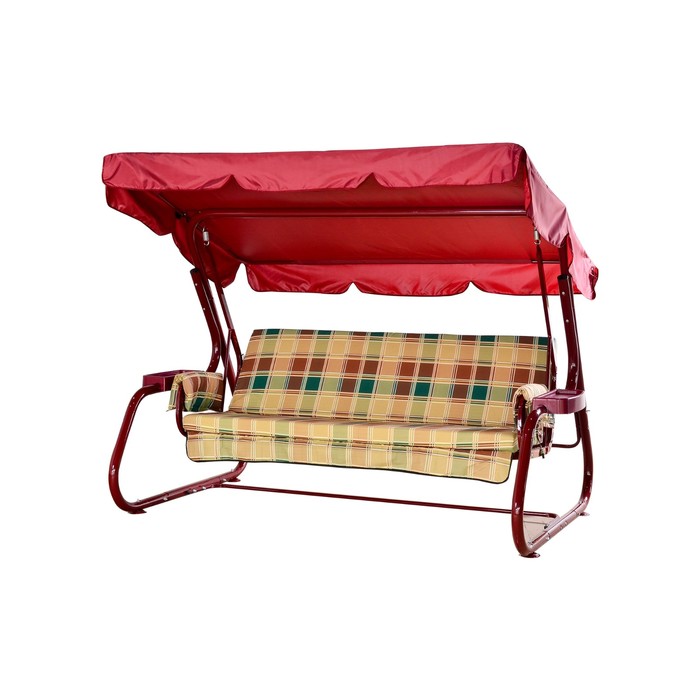 Качели садовые "ЛЕГЕНДА" 180 см, БОРДО