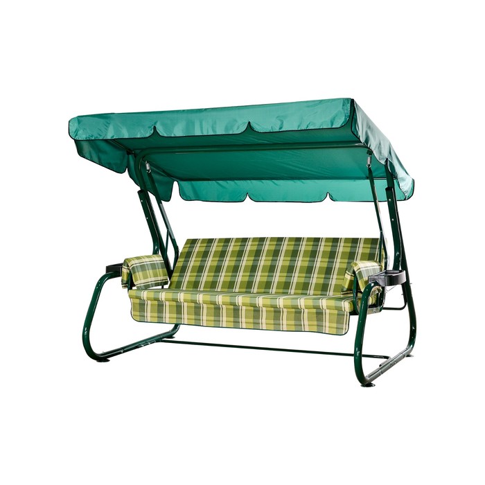 Качели садовые "ЛЕГЕНДА" 180 см, ЗЕЛЁНЫЙ